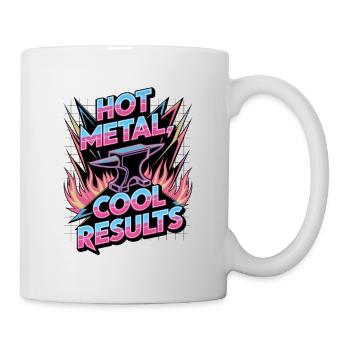 Hot Metal, Cool Results - Mug - white - Right