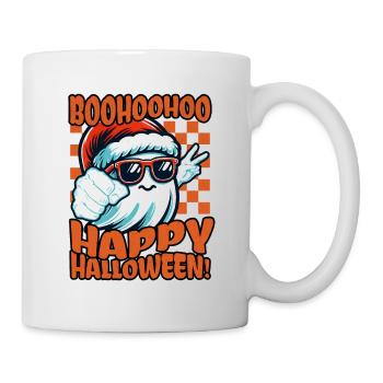 Boohoohoo Happy Halloween - Tasse - Weiß - Rechts
