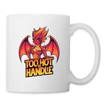Trop chaud pour être manipulé - Mug blanc - blanc - Droite