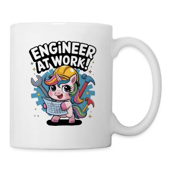 Ingénieur au travail ! - Mug blanc - blanc - Droite