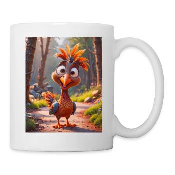 Super süße Tiere im Wald – rotes Eichhörnchen - Tasse - Weiß - Rechts