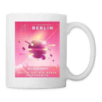 Berliner Techno - Tasse - Weiß - Rechts