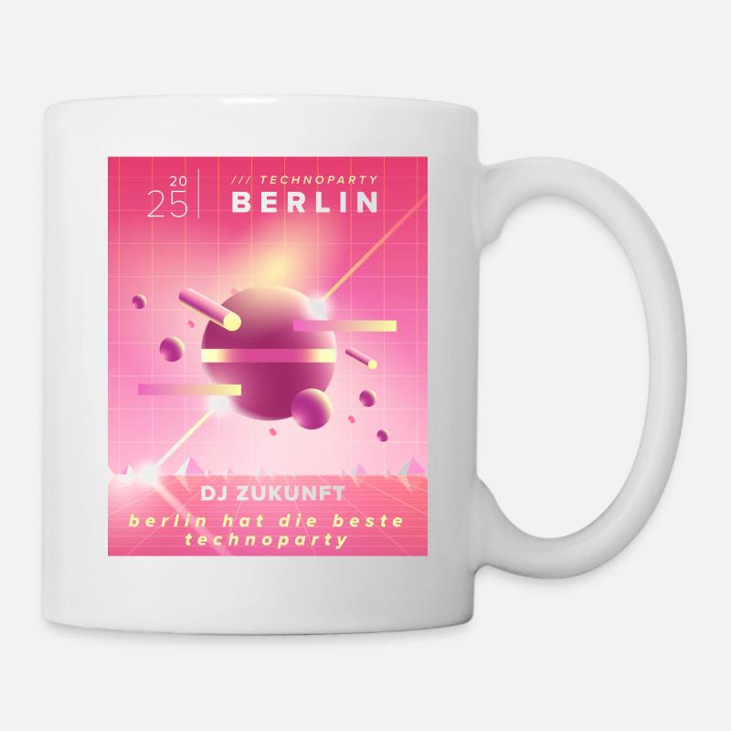 Berliner Techno - Tasse - Weiß