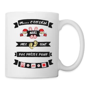 Noel Maria Carey Couleur - Mug blanc - blanc - Droite