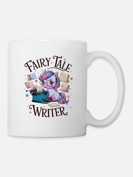 Écrivain de contes de fées - Mug blanc - blanc