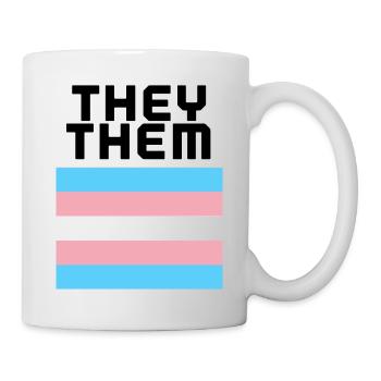 Sie Sie trans - Tasse - Weiß - Rechts