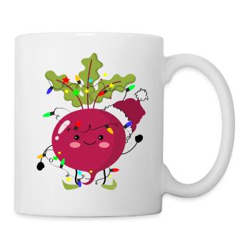 Beetroot in celebration! - Mug - white - Right