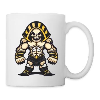 skull pharao - Tasse - Weiß - Rechts