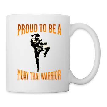 Muay Thai Boxing Muay Thai - Tasse - Weiß - Rechts