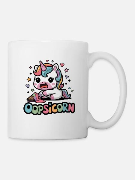 Oopsicorn - Mug - white