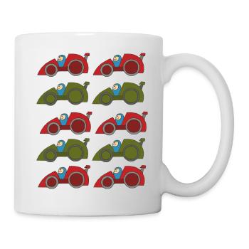 autorennen 3 - Tasse - Weiß - Rechts