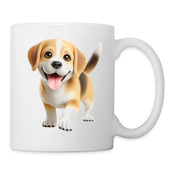 Chien 3 - Mug blanc - blanc - Droite