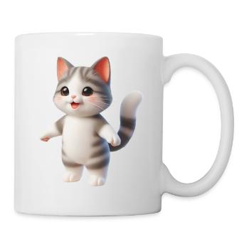 Katze 3 - Tasse - Weiß - Rechts