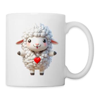 Schaf 1 - Tasse - Weiß - Rechts
