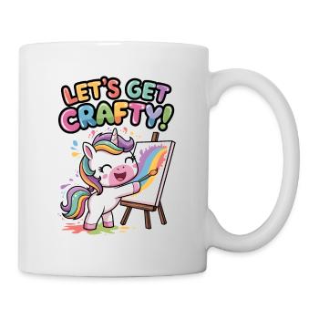 Lass uns kreativ werden! - Tasse - Weiß - Rechts