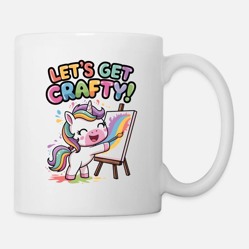 Let's Get Crafty! - Mug - white