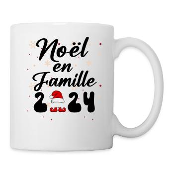 Noël en famille 2024 - Mug blanc - blanc - Droite