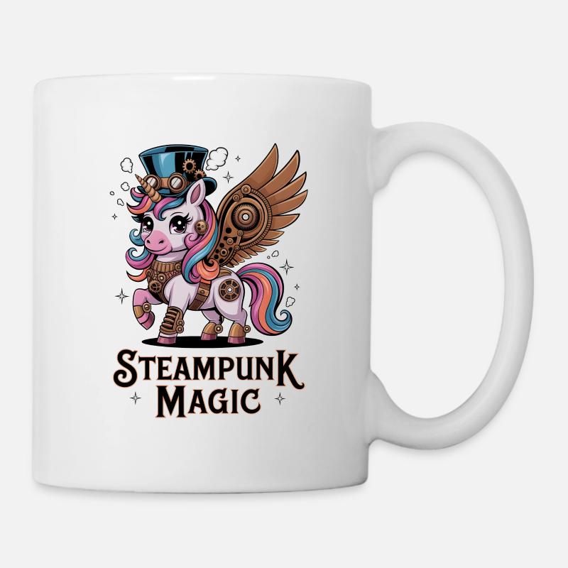 Steampunk Magic - Mug - white