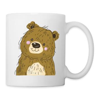 Bärchen - Tasse - Weiß - Rechts