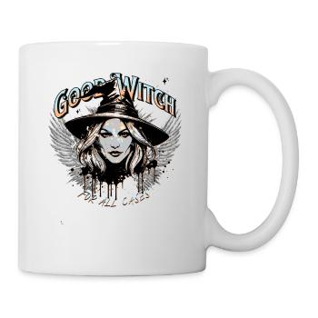 Hexe Gute Hexe Kräuterhexe Good Witch Magie Spruch - Tasse - Weiß - Rechts