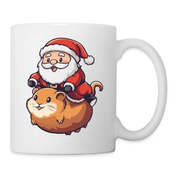 Hamster Santa Claus - Mug - white - Right