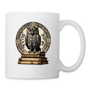 Book Owl - Mug - white - Right