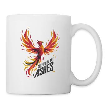 Renaître de ses cendres - Mug blanc - blanc - Droite