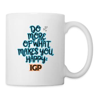 IGP Sport Do more of what makes you blau/orange - Tasse - Weiß - Rechts