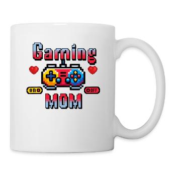 Gaming mom retro pixelart - Tasse - Weiß - Rechts