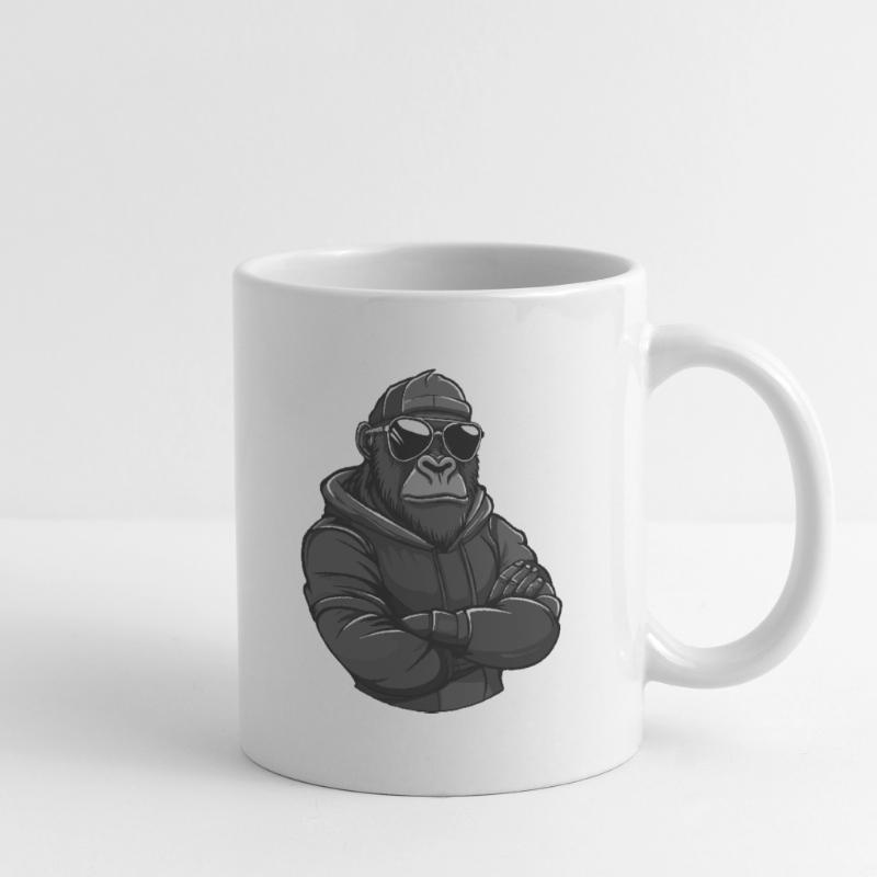 Gorilla Tier Comic Tasse