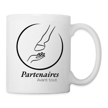 Hand & Huf - Partners First (Schwarz) - Tasse - Weiß - Rechts