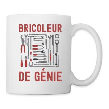 Bricoleur de génie - Mug blanc - blanc - Droite