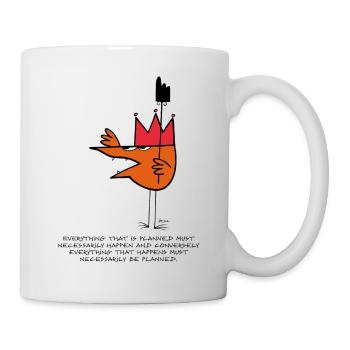Everything that is planned ... (English version) - Mug - white - Right