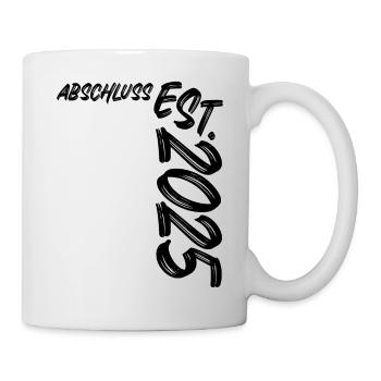 Abschluss Est. 2025 - Tasse - Weiß - Rechts