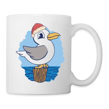 maritime Santa Claus St. Nicholas Seagull Seagulls - Mug - white - Right