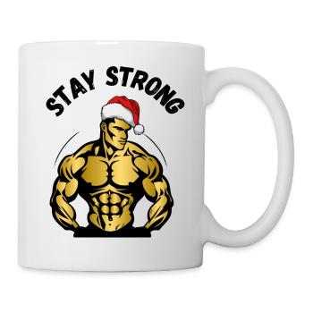 Restez fort - Mug blanc - blanc - Droite