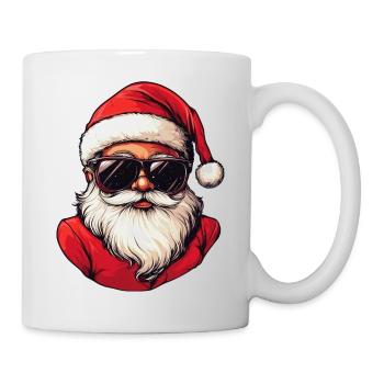 Cool Weihnachtsmann Santa Claus - Mug - white - Right