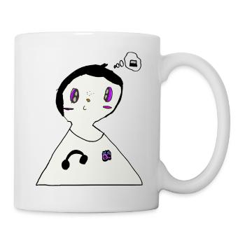 The work of a 7-year-old ^^ - Mug - white - Right