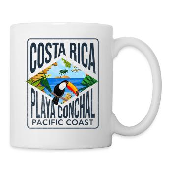 Costa Rica playa conchal Copy - Mug blanc - blanc - Droite