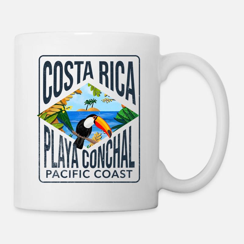 Costa Rica playa conchal Copy - Mug blanc - blanc