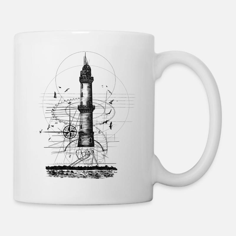 Tall Like A Lighthouse I Stand - Tasse - Weiß
