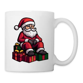 Cadeaux de Noël du Père Noël - Mug blanc - blanc - Droite