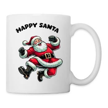 Santa Claus happy Santa - Mug - white - Right