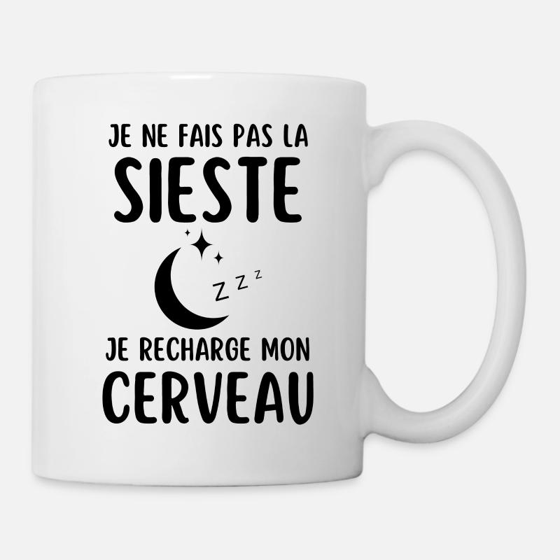 Humour sieste dormir - Mug blanc - blanc