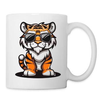 Tiger Comic Cool - Mug - white - Right