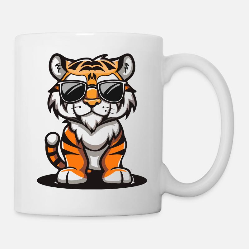 Tiger Comic Cool - Tasse - Weiß