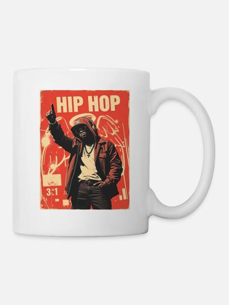 Urban hip hop design - Mug - white