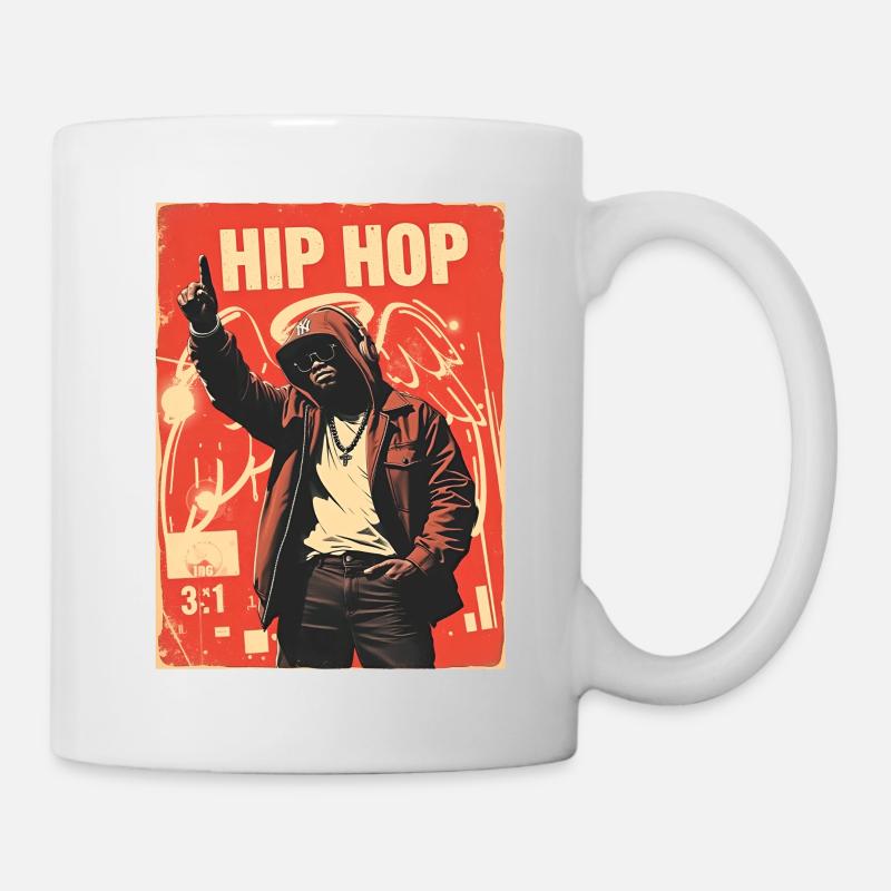 Urban hip hop design - Mug - white