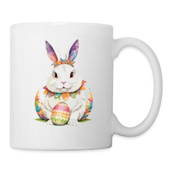 Rabbit Bunny Playful Adorable Fun Animal Colorful - Mug - white - Right