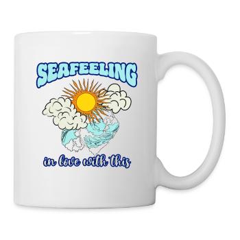 Seafeeling amoureux de cela - Mug blanc - blanc - Droite